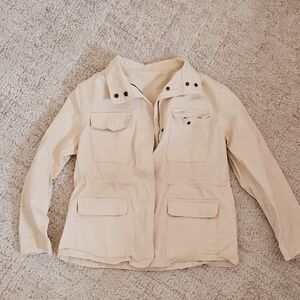 Cream Utility Jacket